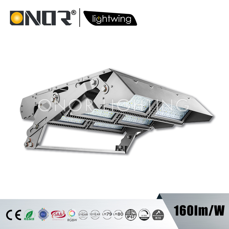 lightwing 150W-1600W LED holofote para estádio esportivo